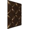 Ekena Millwork 19 5/8in. W x 19 5/8in. H Wallflower EnduraWall Decorative 3D Wall Panel Covers 2.67 Sq. Ft. WP20X20WACAB - alternate 4